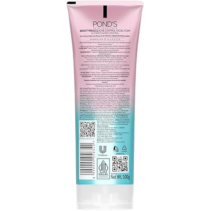 POND'S Acne Solution Anti-Ance Antiacne Facial Foam 100gm - Image 3